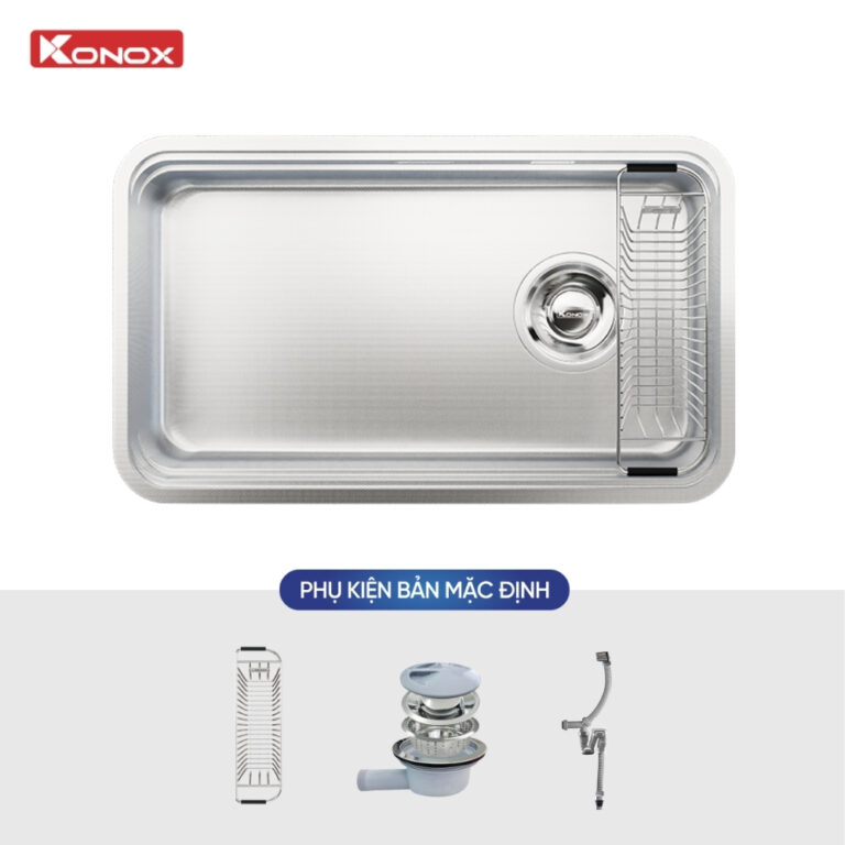 Chậu rửa bát chống xước Konox Tari Smart 8047PP 2 Chậu rửa bát chống xước Konox Tari Smart 8047PP