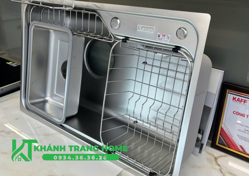 Chậu rửa bát Konox Tari 8050SM 38 Chậu rửa bát Konox Tari 8050SM