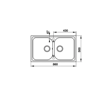 Chậu Granstone Hafele HS19-GEN2R90 Đen 2 Chậu Granstone Hafele HS19-GEN2R90 Đen