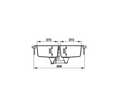 Chậu Granstone Hafele HS19-GEN2R90 Đen 1 Chậu Granstone Hafele HS19-GEN2R90 Đen