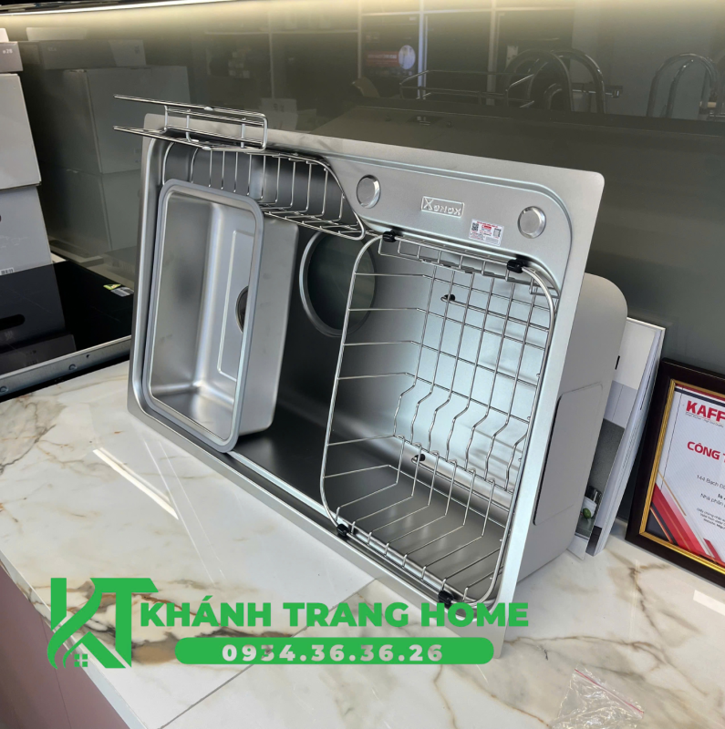 Chậu rửa bát Konox Tari 8050SM 10 Chậu rửa bát Konox Tari 8050SM