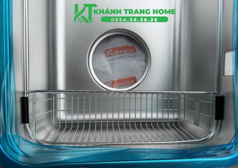 Chậu rửa bát chống xước Konox Tari Smart 8047PP 10 Chậu rửa bát chống xước Konox Tari Smart 8047PP