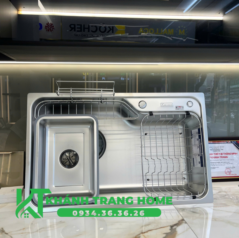Chậu rửa bát Konox Tari 8050SM 8 Chậu rửa bát Konox Tari 8050SM