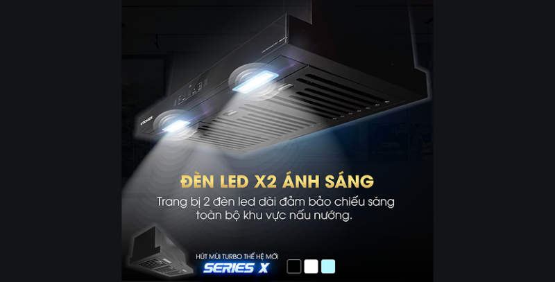 MÁY HÚT MÙI KOCHER TURBO X-350N 1 MÁY HÚT MÙI KOCHER TURBO X-350N