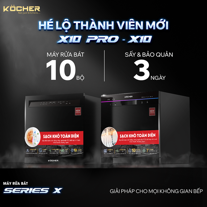 MÁY RỬA BÁT KOCHER X10PRO 1 MÁY RỬA BÁT KOCHER X10PRO