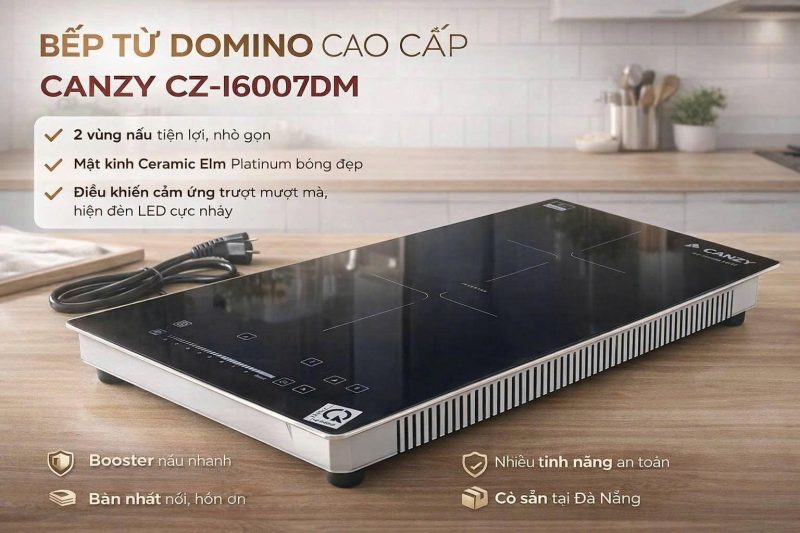 Bếp Từ Domino Canzy CZ-I6007DM 2 Bếp Từ Domino Canzy CZ-I6007DM