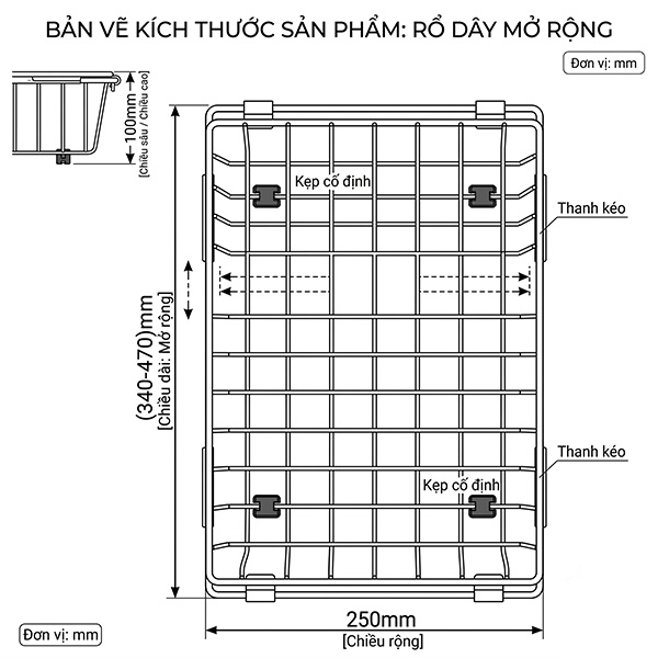 RỔ INOX CHO DÒNG CHẬU HANDMADE SMOOTH GRANDX GXB03 5 RỔ INOX CHO DÒNG CHẬU HANDMADE SMOOTH GRANDX GXB03