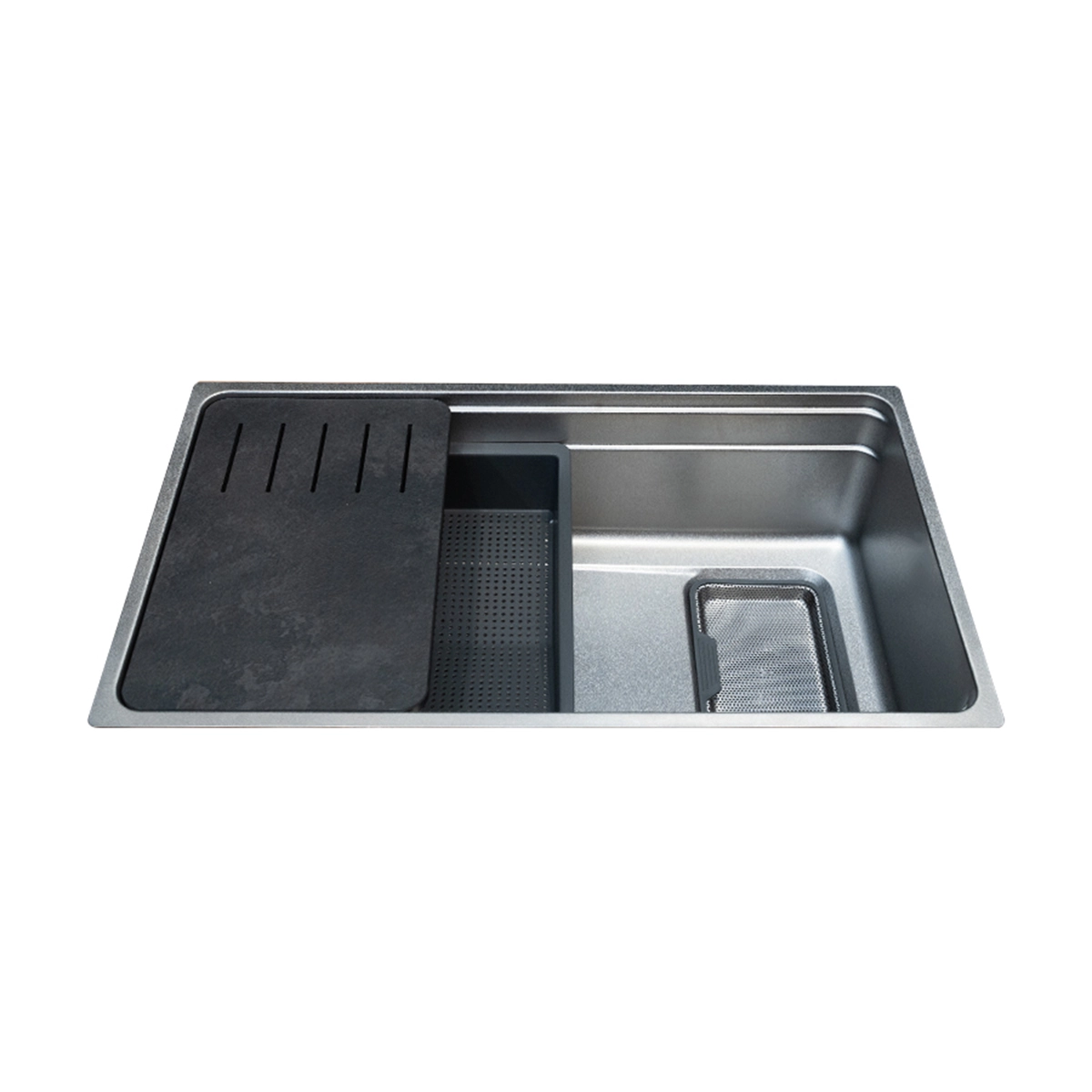 Chậu rửa chén 1 hố Malloca SILVER MS7743SI