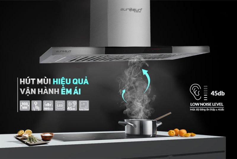 MÁY HÚT MÙI GẮN TƯỜNG EUROSUN EH-90AF76E 10 MÁY HÚT MÙI GẮN TƯỜNG EUROSUN EH-90AF76E