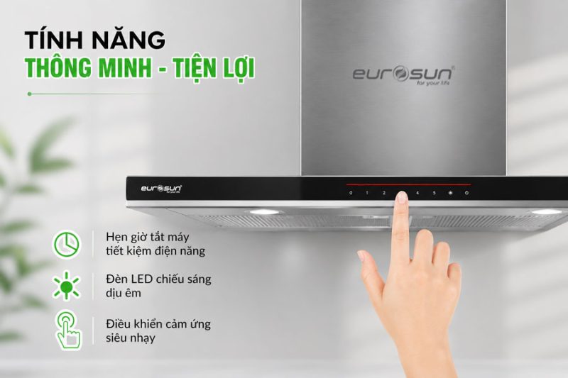 MÁY HÚT MÙI GẮN TƯỜNG EUROSUN EH-90AF79E 30 MÁY HÚT MÙI GẮN TƯỜNG EUROSUN EH-90AF79E