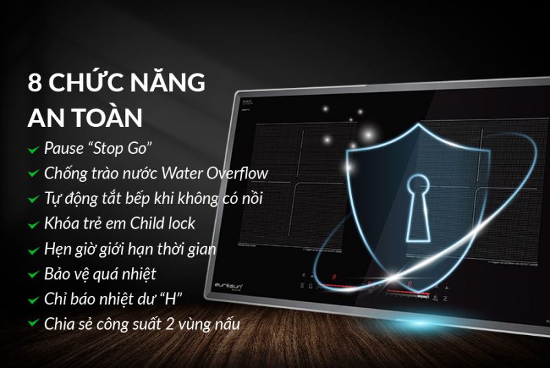 BẾP TỪ 2 VÙNG NẤU EUROSUN EU-T258PRO 37 BẾP TỪ 2 VÙNG NẤU EUROSUN EU-T258PRO